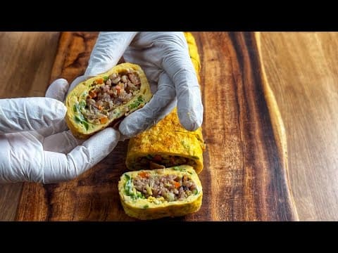 스팸과 계란으로 “이렇게” 해보세요💥비주얼에 놀라고 맛에 한 번 더 놀라는 스팸 품은 계란말이💯