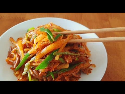 밥대신 무를 이렇게 해서 먹었더니 아랫배가 쏘~옥 들어가고 날씬해졌어요❗ 많이 먹어도 소화가 잘되는 무 당면요리, 무다이어트요리💯