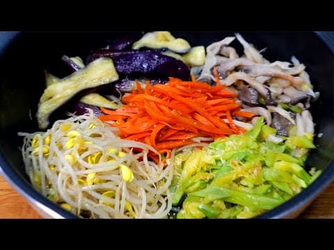냄비 하나로 초간단 비빔밥 만들기, 너무 맛있어요