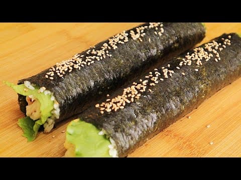 김밥을 이렇게 드세요! 간단하고 색다른 한끼가 완성됩니다👍💯