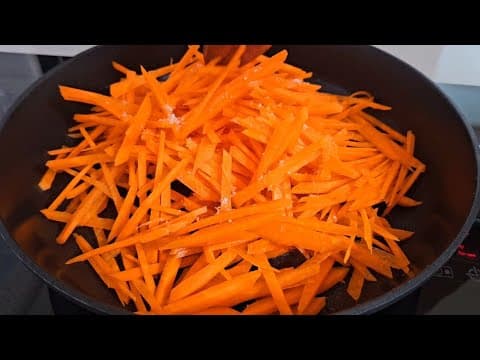 당근을 볶아서 이렇게 드세요🥕오븐없이 밀가루없이 부드럽고 촉촉한 다이어트 빵이 완성됩니다