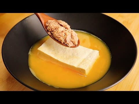 두부와 참치로 이렇게 드세요! 간단하고 든든해서 아침식사로 좋아요👍💯