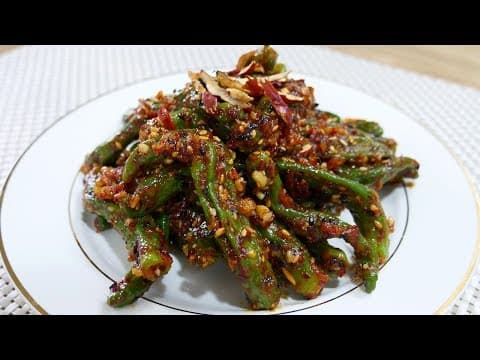 잣 꽈리고추찜 ( Steamed shishito peppers )