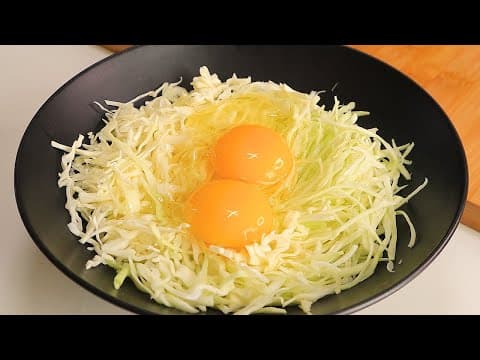 밥대신 양배추와 계란을 이렇게 드세요! 쫄깃담백하고 든든한 한끼가 완성됩니다👍💯