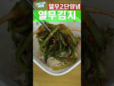인생 열무김치 만든것 같아요  #열무김치 #김치 #레시피