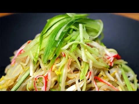 "숙주" 이렇게 드세요 입에 짝짝 붙고 소화도 잘됩니다