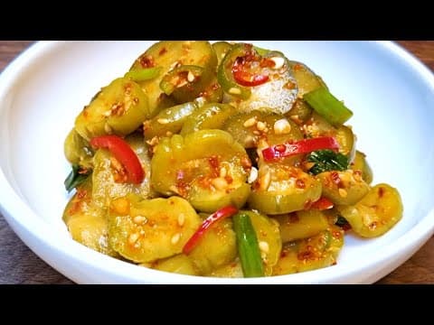 옛날 오이지무침 아삭하고 개운한 맛이 일품입니다