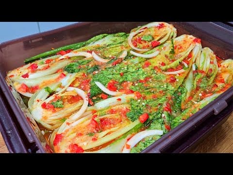 얼갈이물김치 이렇게 담그면 정말 시원하고 아삭아삭 맛있어요