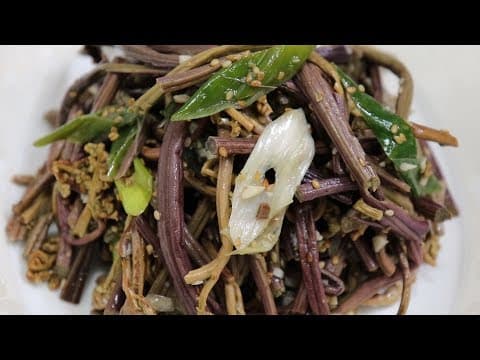 추석1] 고사리나물볶음 만들기~ 들기름넣고 맛있게 ~[강쉪] Stir fried bracken.