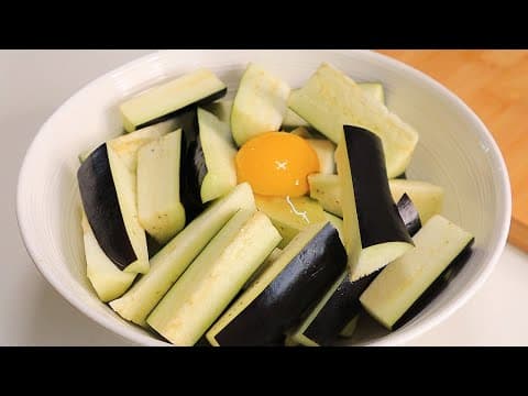 가지에 계란을 넣고 이렇게 드세요! 쫄깃고소하고 영양가득한 가지 요리👍💯