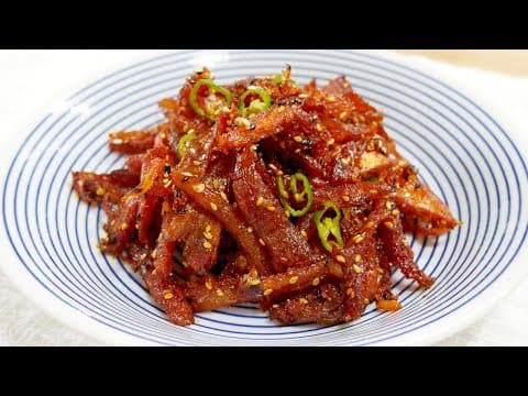북어채볶음 ( Stir fried Dried pollock )