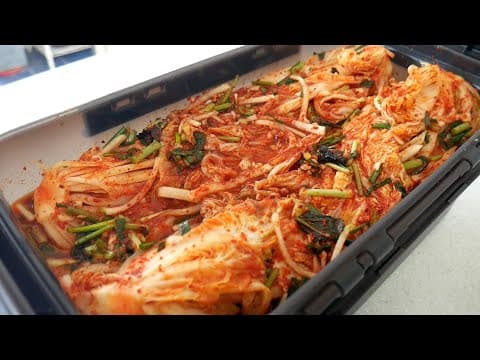 김장김치 안두렵다.몇십포기도 혼자서 쉽게 가능한 덤벙김치