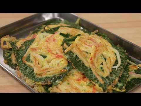 깻잎 이렇게 부쳤더니 진짜 별거 아닌데 너무 맛있습니다