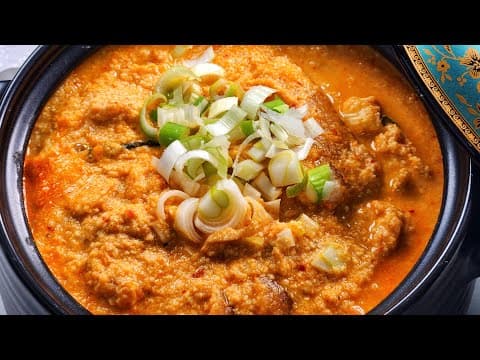 콩 안먹는 아이들도 반했어요❗️고소하고 부드러운 비지찌개 콩비지찌개 돼지고기 비지찌개