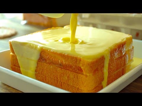 달콤함과 촉촉함에 풍덩 빠져버린 토스트~!! 치즈 프렌치 토스트 만들기