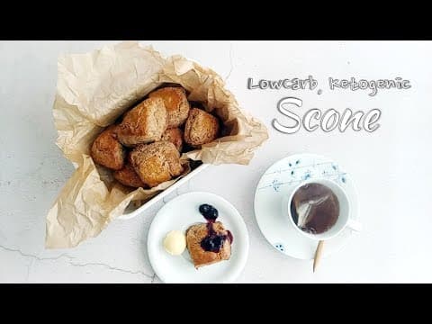 [ENG SUB]저탄수,키토 스콘 만들기,How to make LCHF Scone