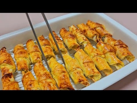 찐 고구마 있다면 밀가루 반죽없이 이렇게 만들어 보세요!! 속이 편한 고구마 빵 미니 크로와상이 완성됩니다👍