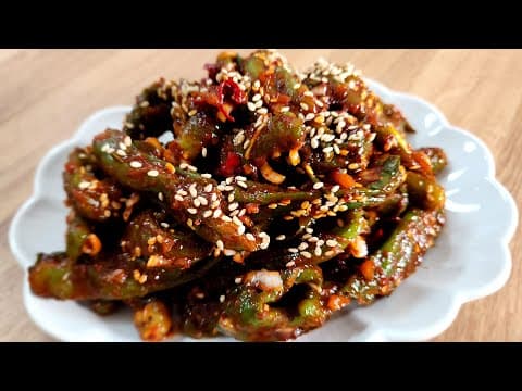 반드시 "이가루"도 넣어주세요💥쫀득쫀득 부드러운 꽈리고추찜 💯너무 맛있어 깜짝 놀라요~