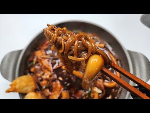 추억의 짜장떡볶이 ❗️ 짜장소스는 이렇게 만드세요~청년다방st 즉석떡볶이 국물떡볶이