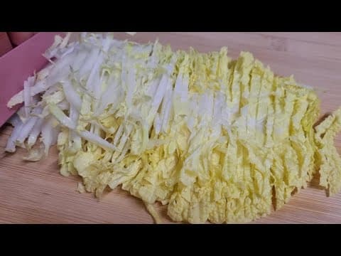 배추 더이상 반찬으로 드시지 마세요🥬 배추를 얇게 채 썰면 한끼가 해결됩니다 (배추요리,배추다이어트요리)