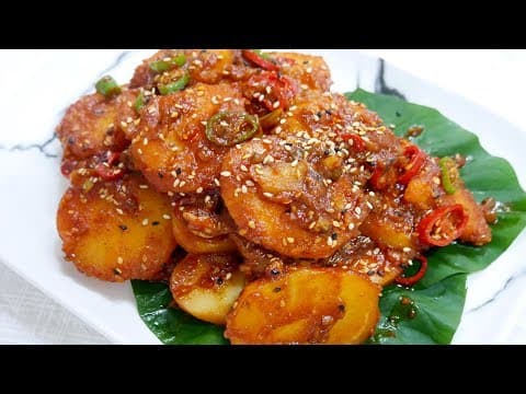 감자조림 ( Soy Sauce Braised Potatoes )