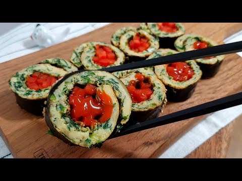 먹을수록 살빠지는 밥없는 김밥❗️이것저것 넣지 말고 딱 3가지만 넣어보세요 #쇼츠버전