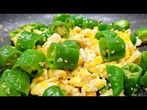 [계란고추볶음] 이거 하나면 한끼 뚝딱 💚