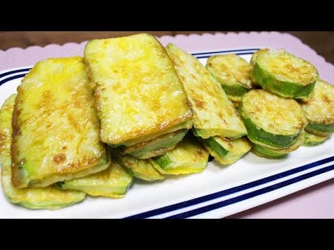 애호박전 만들기 : 2가지 모양으로 다양하게 부치는 애호박전