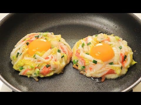 배추와 계란을 이렇게 드세요! 영양가득 맛있는 배추 요리 2가지👍💯