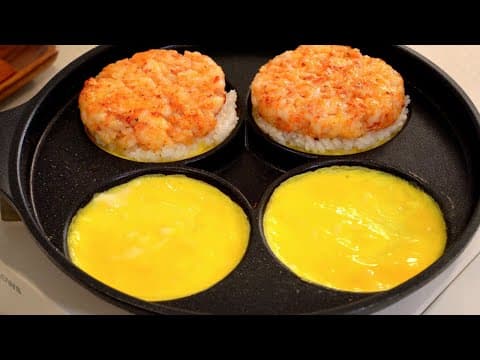 계속 만들어 달라고 하는 새우 밥버거 레시피!! 주말 점심으로 먹으면 햄버거 시켜 먹을 일이 없습니다~!!