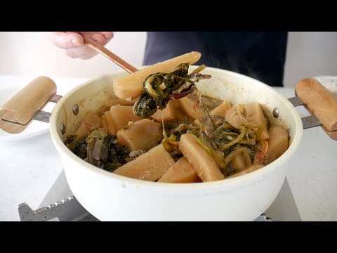 냉장고 있는 신김치들! 총각무 묵은지! 지짐이로 드시면 묵은김치들 순삭!