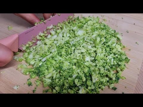 아침 저녁 흰 쌀밥이 부담될때 브로콜리를 잘게 다져보세요🥦속이 편안한 한끼가 완성됩니다 (브로콜리요리,브로콜리 다이어트요리)