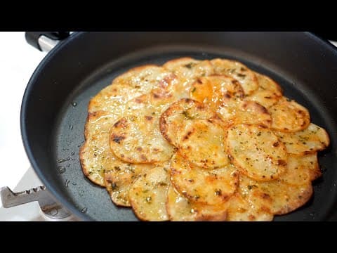 '슬라이스 감자전' 그냥 굽지마세요❗ 이렇게 양념해서 구우면 더더더더~~~~ 맛있어집니다. ( Potato Pancake ENG SUB)