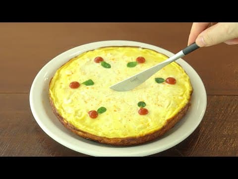 밑면은 바삭하고 윗면은 촉촉한, 원팬 누룽지 오믈렛 :: 김치누룽밥 오믈렛 :: One Pan Fried Rice Omelette