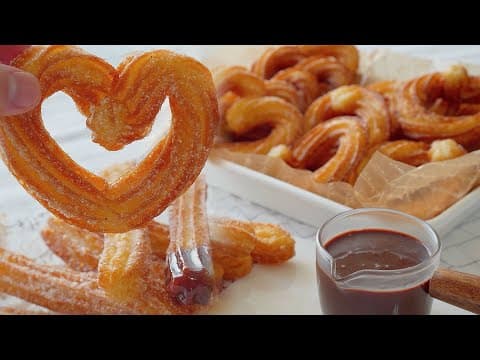 바사사사사사삭 츄러스 만들기 | 한번 먹으면 멈출 수 없는맛 | 메리니즈부엌