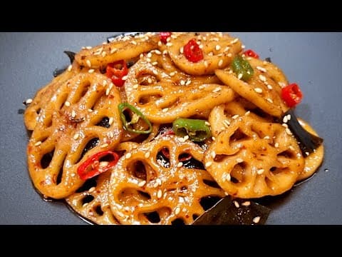 아삭하고 쫀득한 연근조림 이게 제일 맛있어요