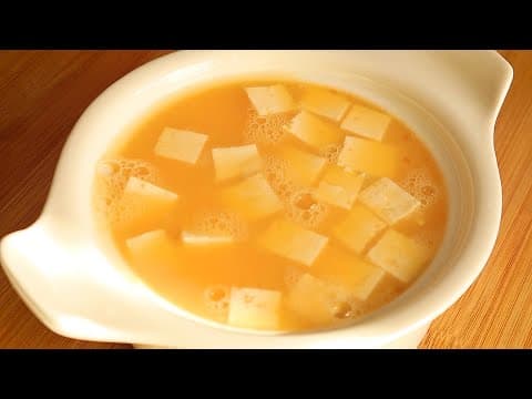 아침에 두부와 계란을 이렇게 드세요! 속편하고 영양가득한 한끼가 완성됩니다👍💯