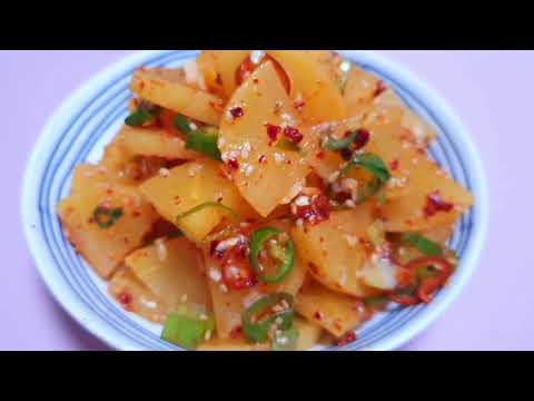 단무지무침 레시피 - 매콤하게 만들어 입맛 돋는 단무지무침만드는법