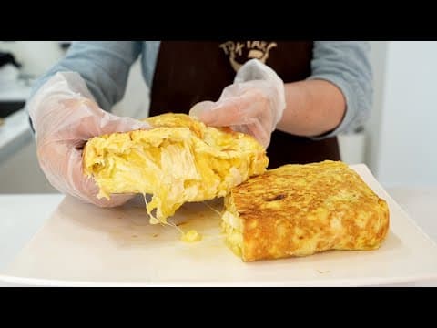 고구마🍠 왕창 넣고 만든 식빵없는 양배추토스트