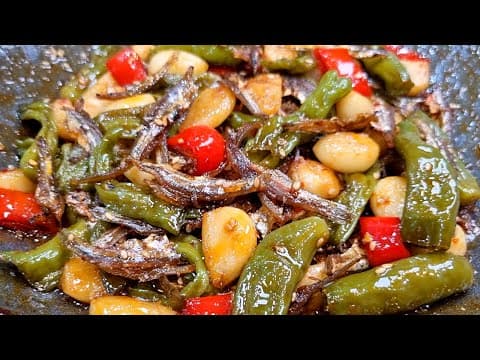 꽈리고추 마늘조림이 이렇게 맛있다니 놀랍습니다