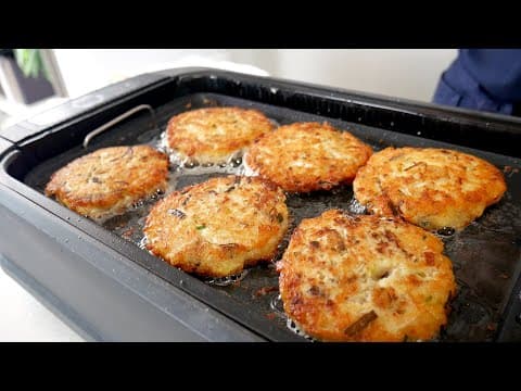 명절 녹두전 이렇게 구우면 절대 실패없이 맛있게 구울 수 있어요.