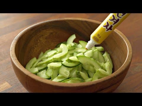 저녁식사로 밥대신 드세요‼️ 뱃살이 무섭게 빠지는 오이요리, 살빠지는 샐러드😋