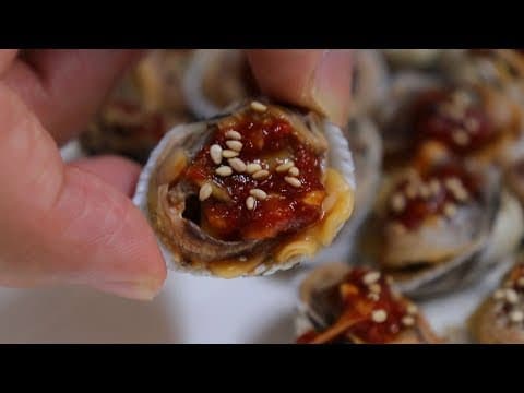 핵쉬운 레시피] 꼬막무침 만드는법 & 꼬막 맛있게 삶는법. [강쉪] How to make cockle seasoned .