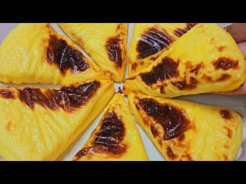 부드러운 치즈 케이크 좋아한다면..밀가루없이 계란과 우유로 집에서 간단하게 만들어 드셔보세요!! (ft.치즈 계란 푸딩 케이크)