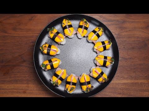 김밥 보다 쉽고 예쁜! 햄치즈 초밥 만들기! 핑거푸드 소풍 도시락