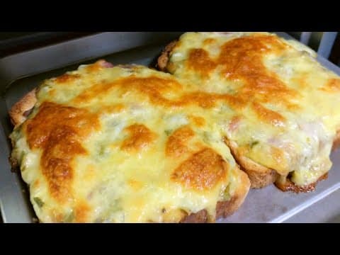 청양고추 대파 치즈 토스트 만들기 - 청양의 매콤함과 대파의 향이 아주 좋은 간단하게 만들어 먹는 치즈토스트