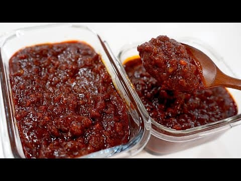 반찬이 필요없는 밥 비벼 먹기 좋은 💛볶음고추장(약고추장) 💛