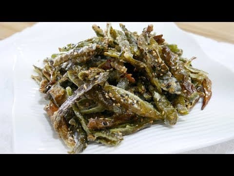 고추부각 ( Fried Korean Chili Pepper )